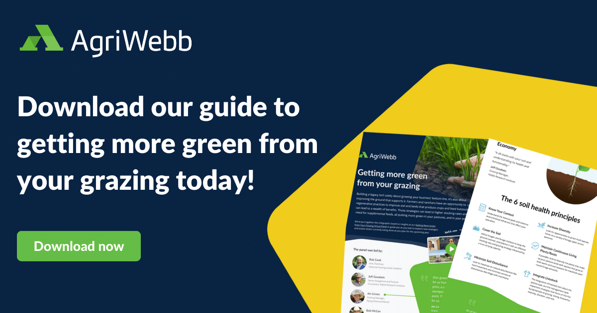 Getting more green from your grazing