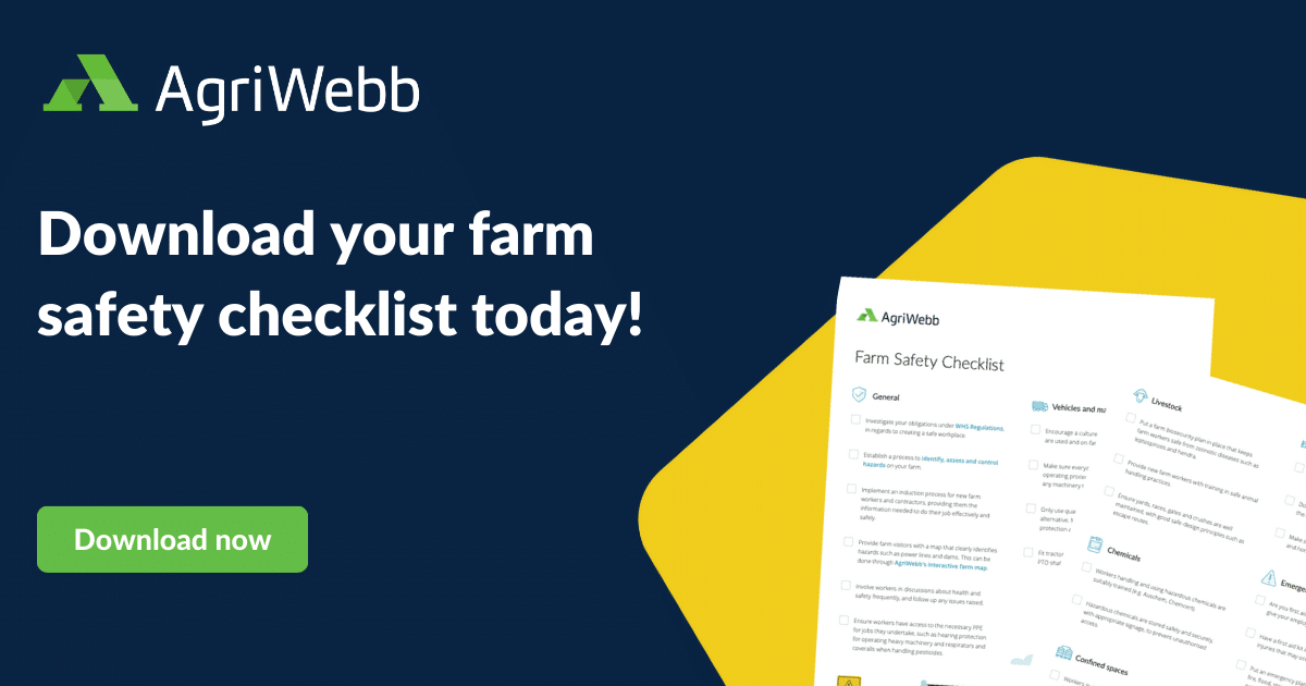 A checklist for farm safety and productivity