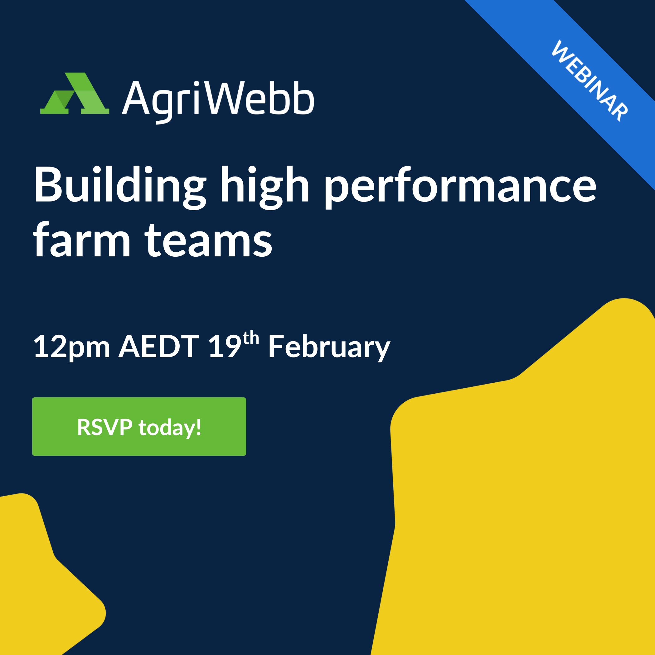 Webinar: building high performance farm teams