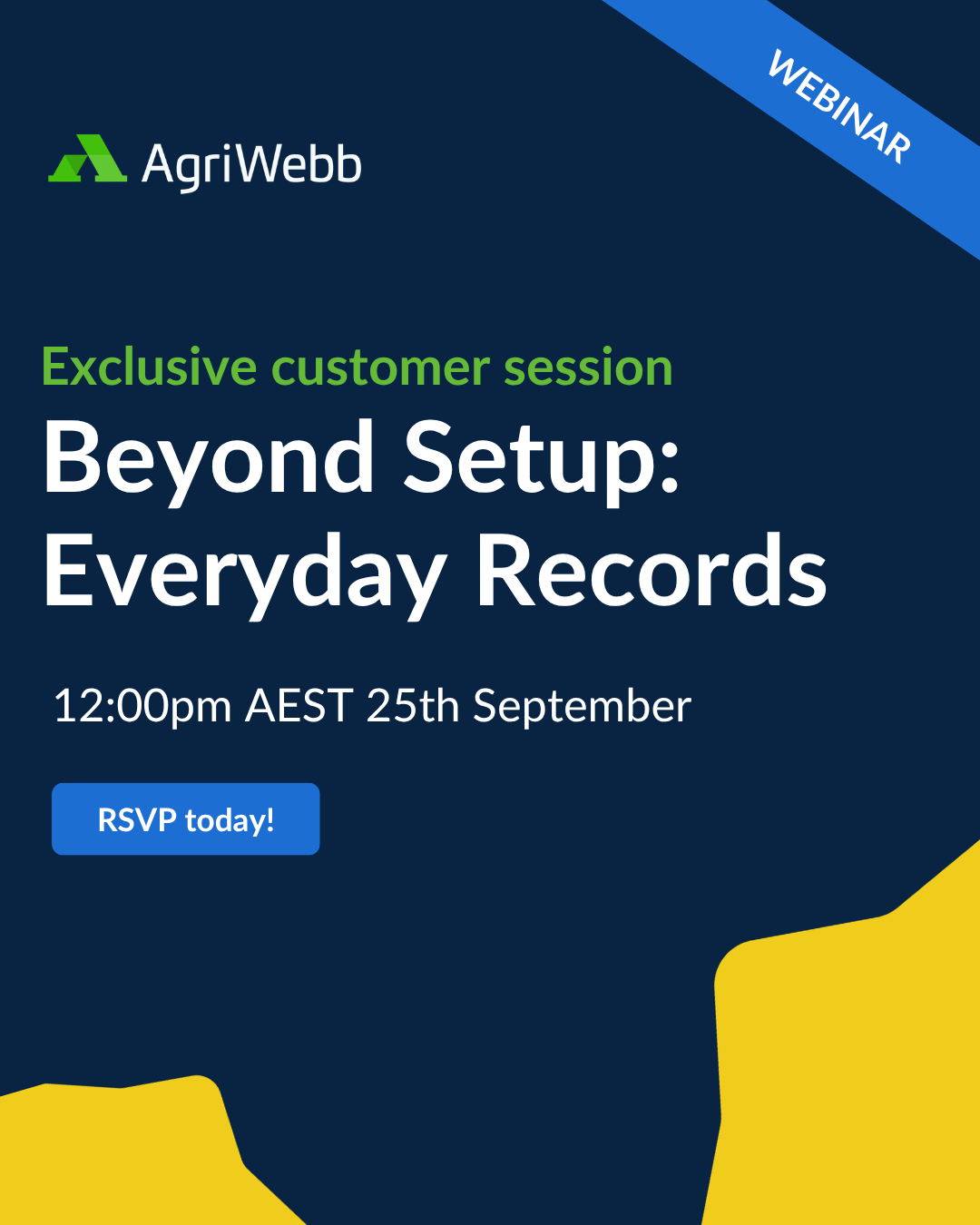 Webinar: Beyond Setup: Everyday Records